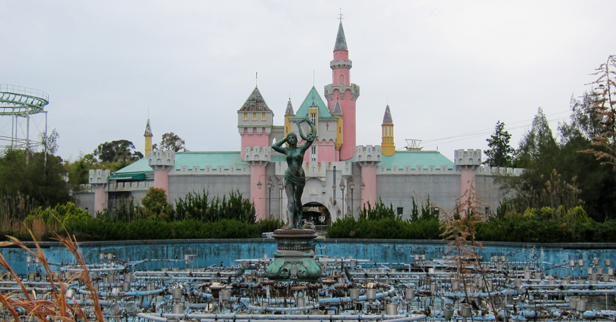 An image of the castle in Nara Dreamland