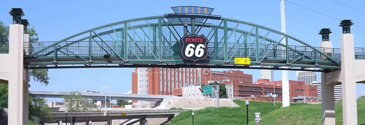 Cyrus Avery Memorial Bridge in Tulsa, Oklahoma
