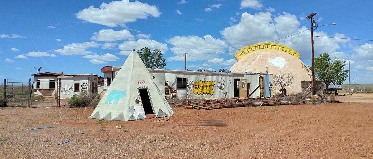 Abandoned Meteor City Trading Post in Arizona
