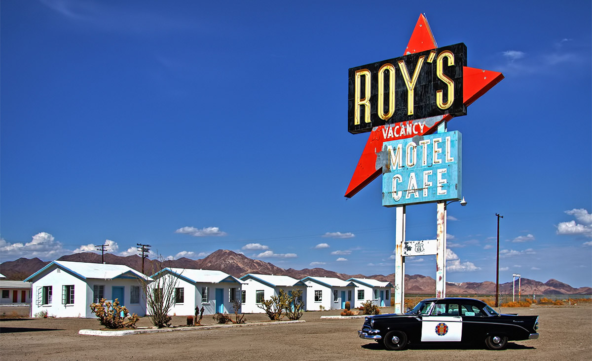 Roy's Cafe and Motel in Amboy, California