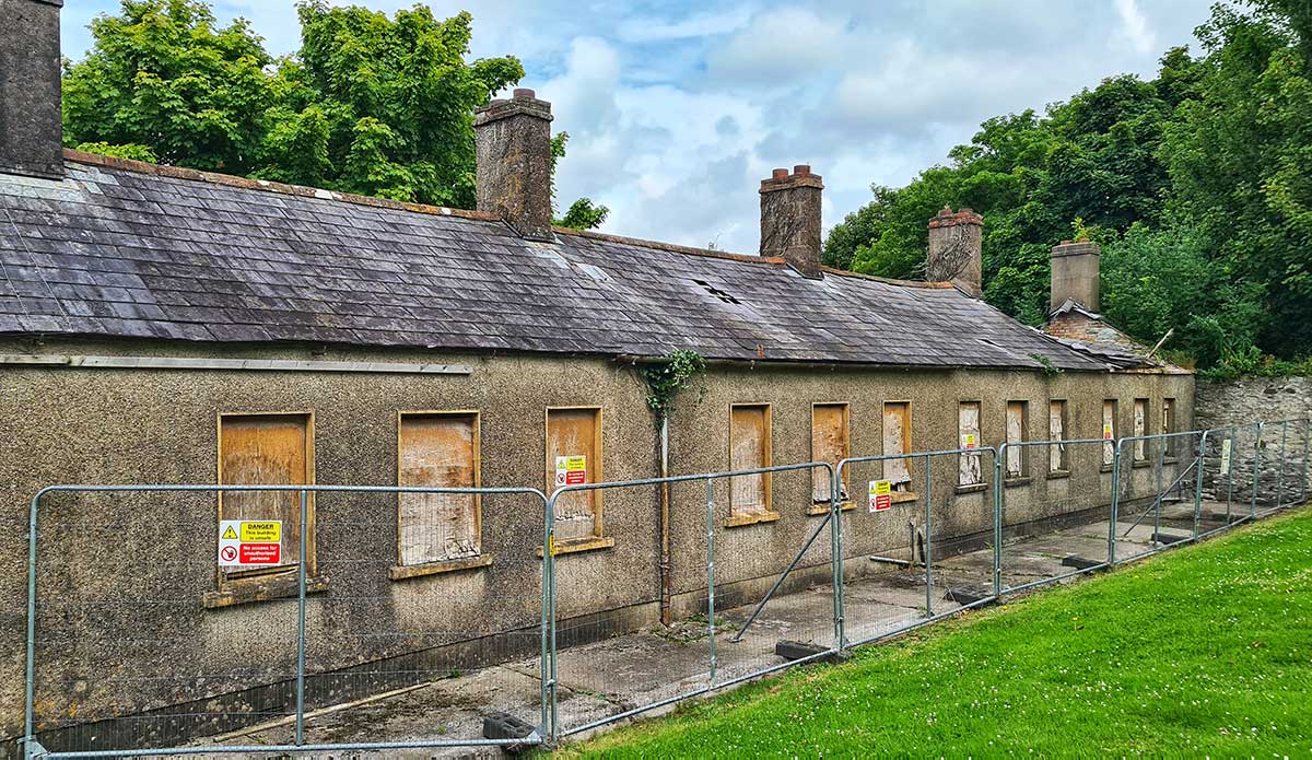 Abandoned houses on Spike Island