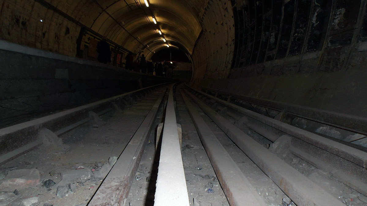 Aldwych Piccadilly line disused tunnel.