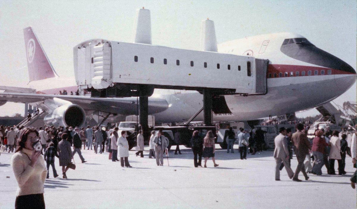 Air Canada Boeing 747 in Montreal Mirabel International Airport