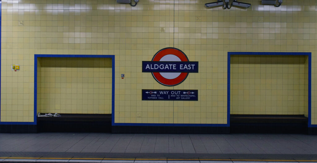 Aldgate East Abandoned Station