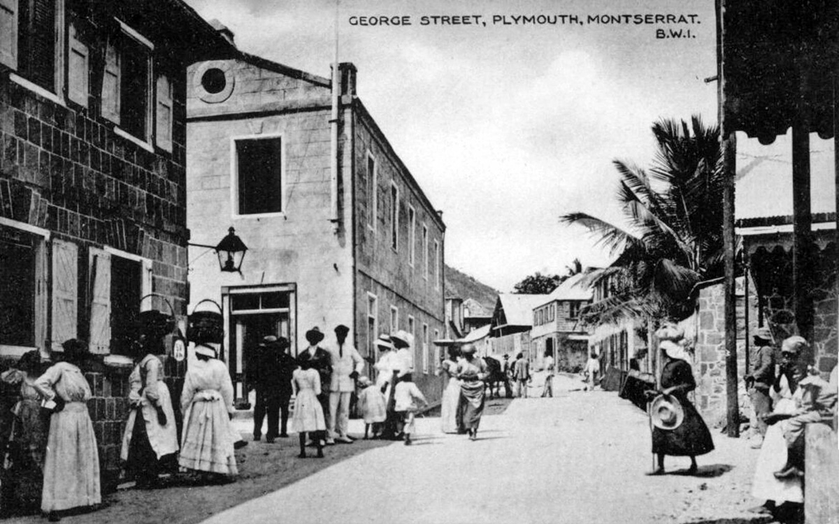Plymouth Montserrat Postcard