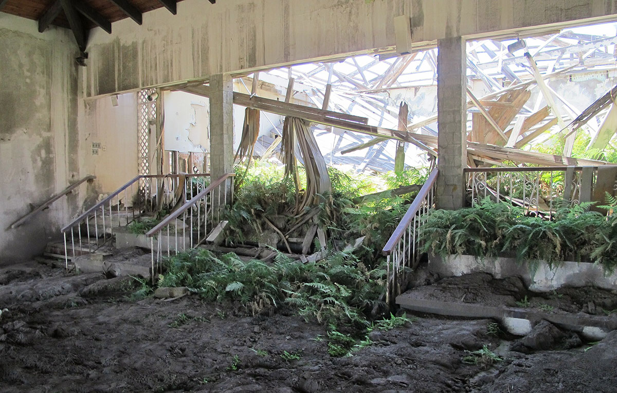 Inside an abandoned hotel in Plymouth